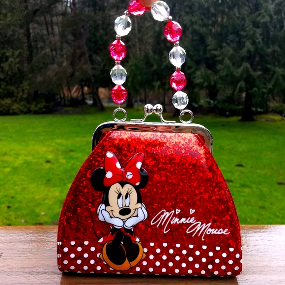 Disney Handbags - Minnie Mouse Glitter Purse